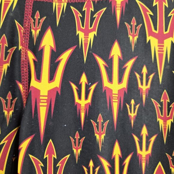 Zoozatz ASU Arizona State University Sun Devils Pitchfork Print Leggings Sz M - Picture 5 of 6